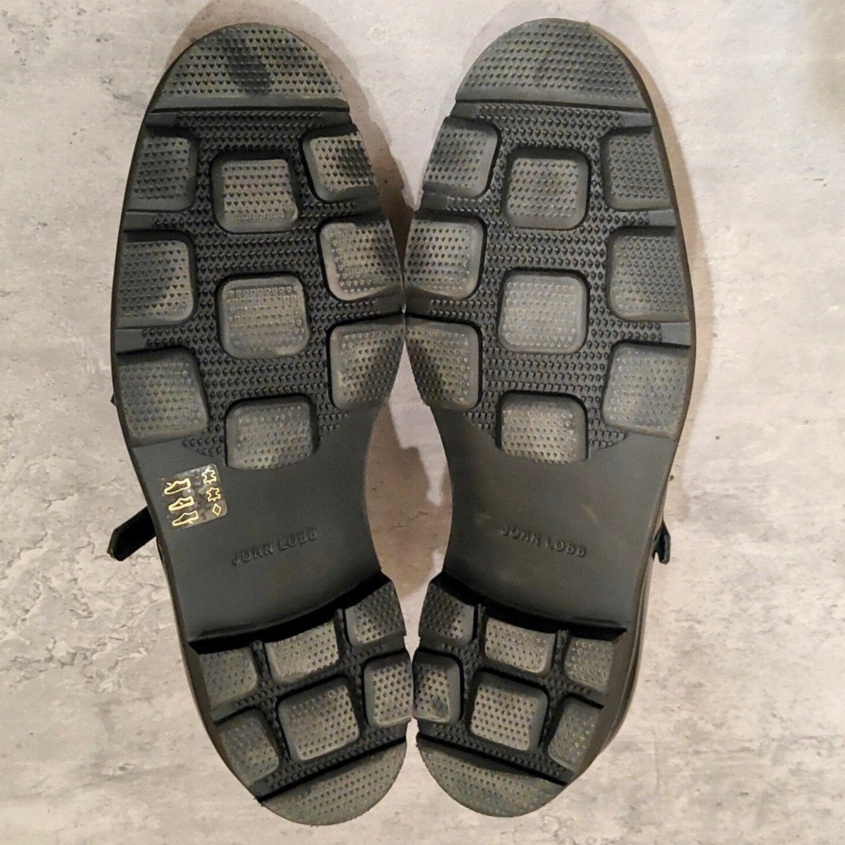 未使用品【JOHN LOBB】ジョンロブ ウィリアム ダブルモンク カーフ ブラック サイズUK7.5
