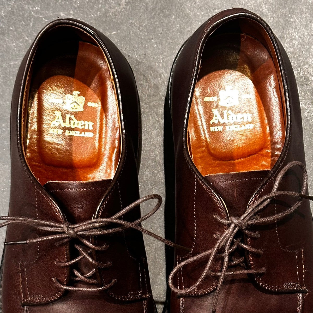 美品【ALDEN】オールデン 71183 Uチップ カーフ ブラウン サイズ US9E レイドンラスト