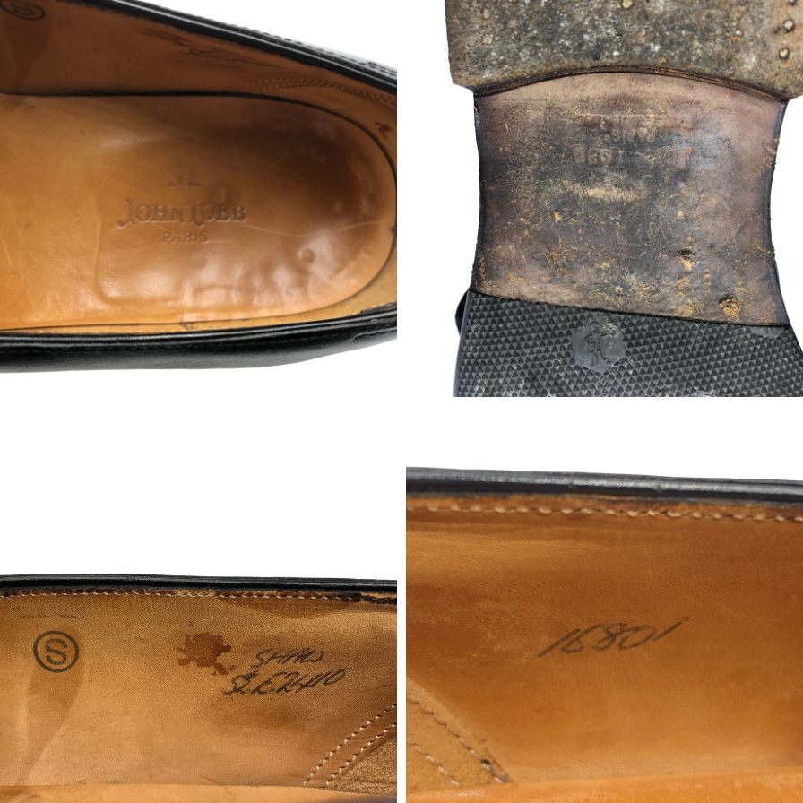 JOHN LOBB】ジョンロブ ローファー Uチップ ブラック（黒