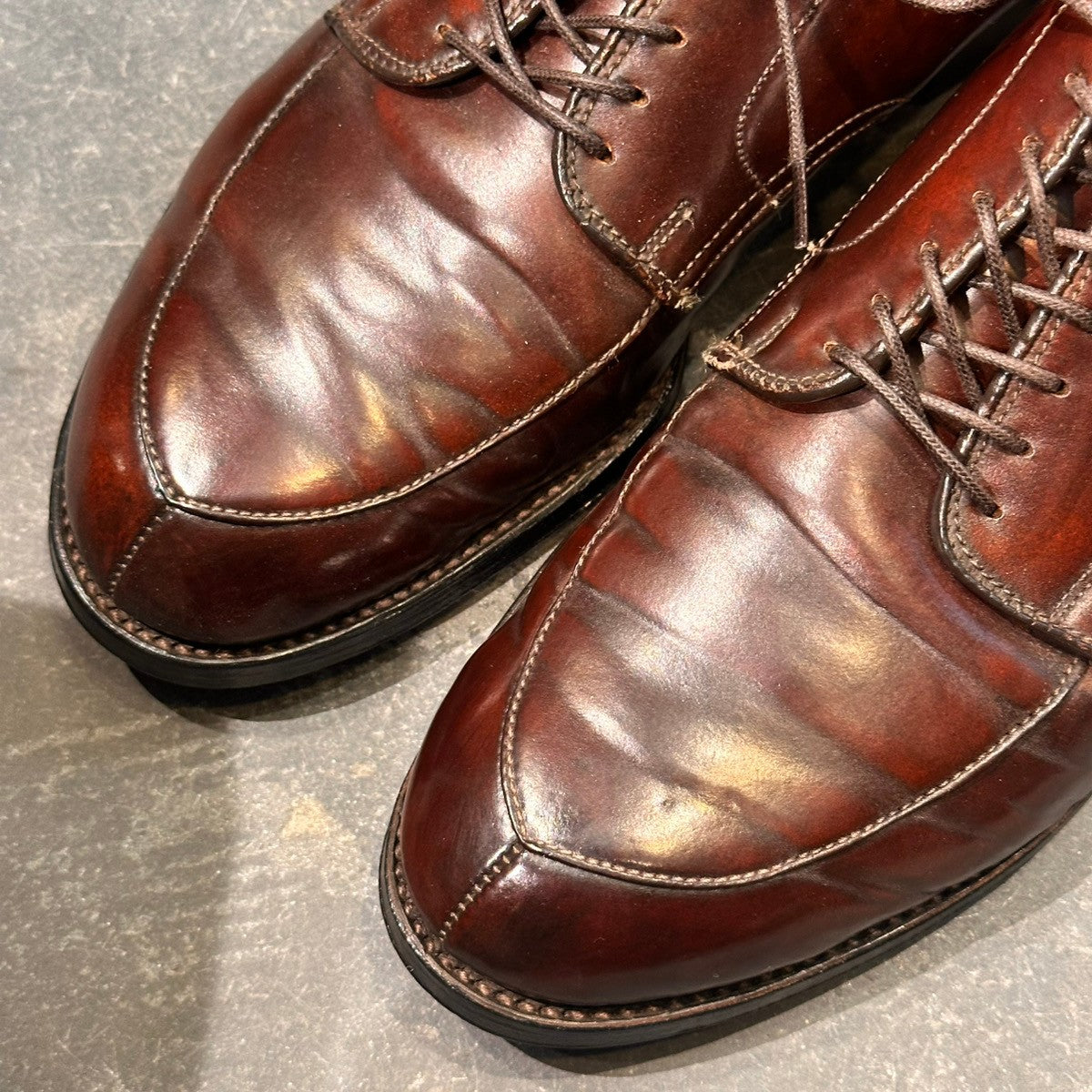 【ALDEN】オールデン 5492 MARINA DE BOURBON別注 Vチップ コードバン ダークバーガンディ サイズUS7.5D モディファイドラスト