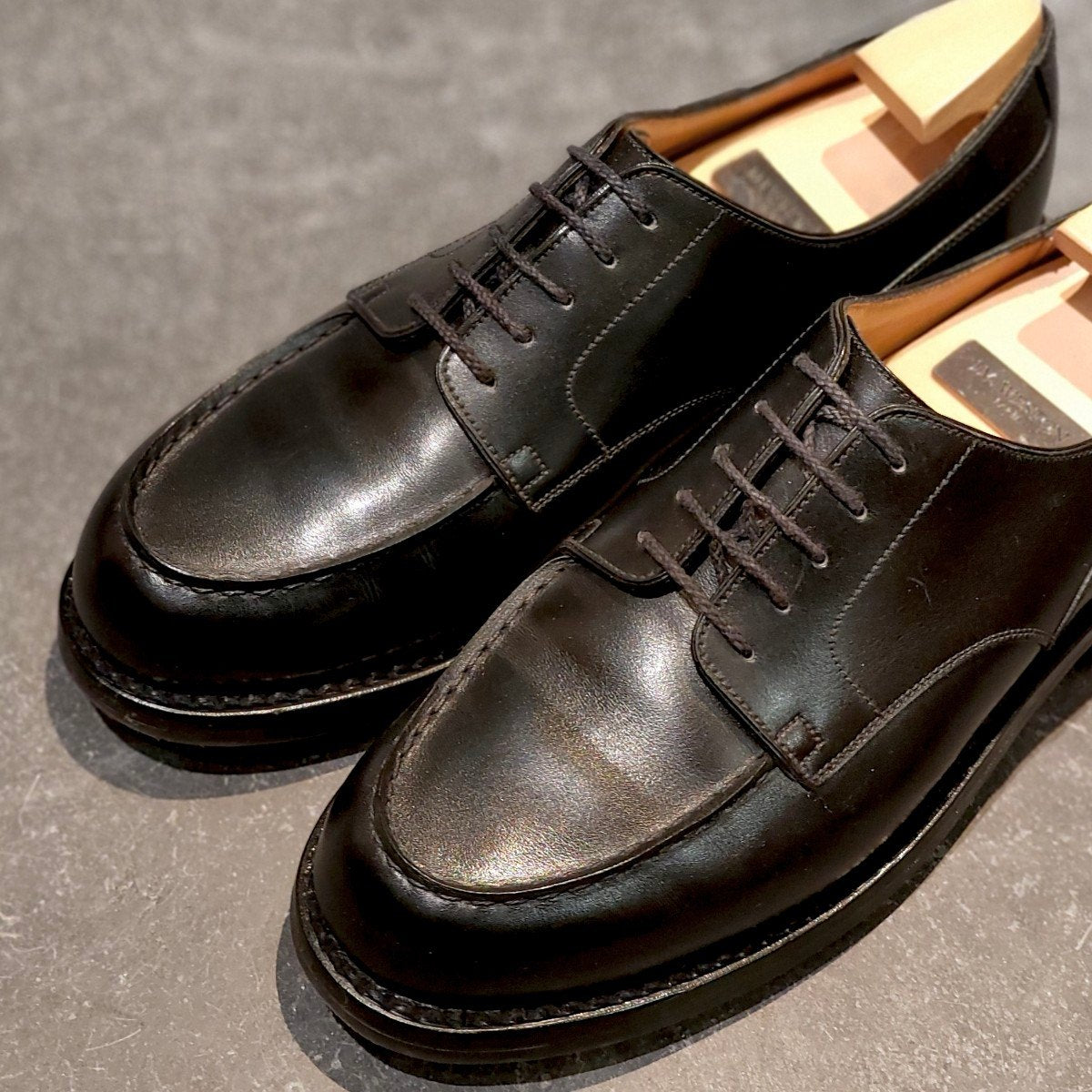 美品 【J.M.WESTON】ジェイエムウエストン 641 ゴルフ Uチップ ボックスカーフ ブラック サイズ UK5.5D 31ラスト 参考定価￥187,000-