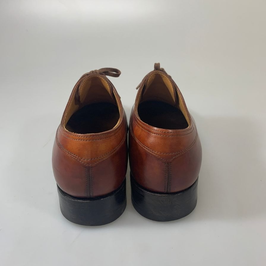 【JOHN LOBB】ジョンロブ レザーシューズ プレーントゥ イヤーモデル 2003 サイズUK6.5E メンズ ブラウン