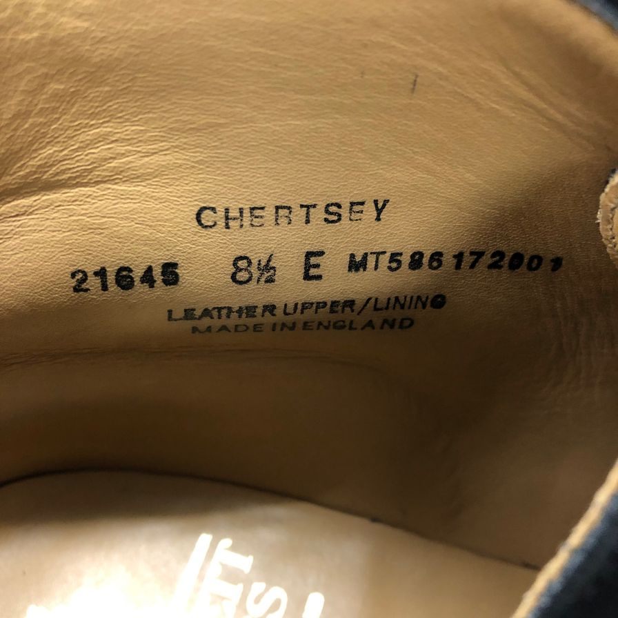 【CROCKETT&JONES】クロケット&ジョーンズ  ブーツ スエード ブラック（黒） サイズ 8.5 ラスト