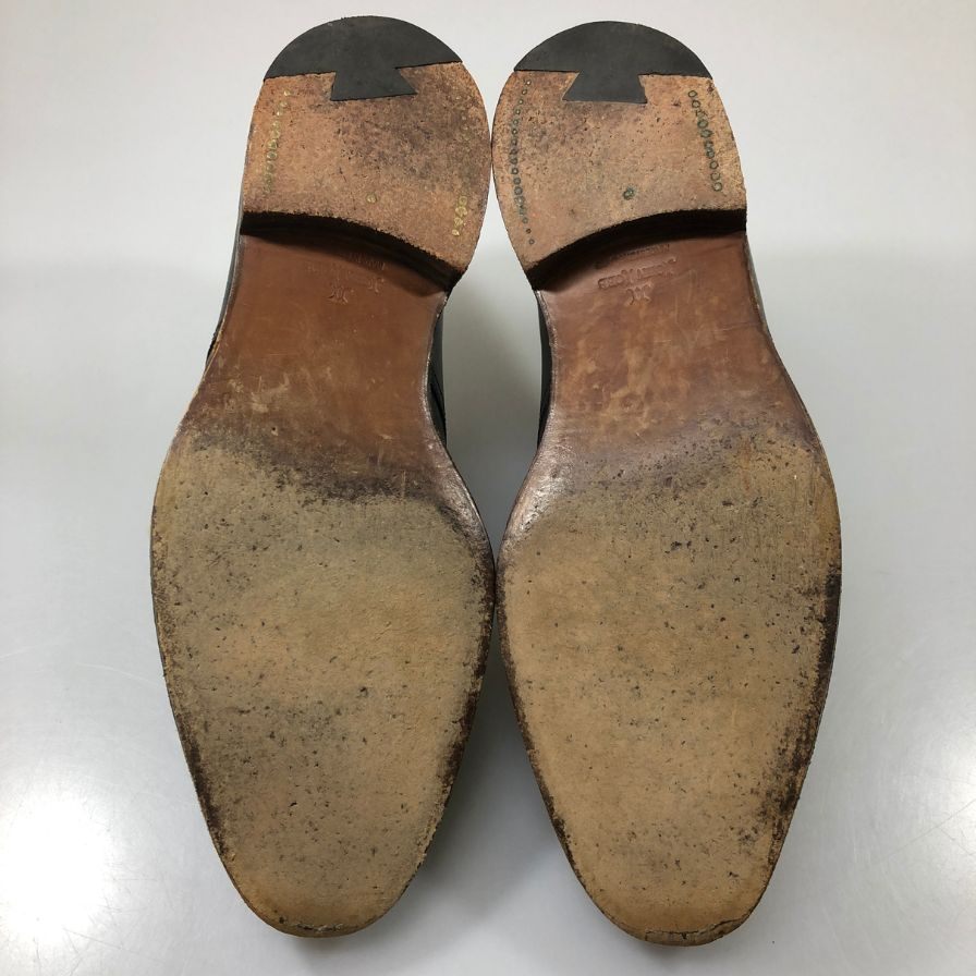 【JOHN LOBB】ジョンロブ ラッセル パンチドキャップトゥ ブラック サイズ8E