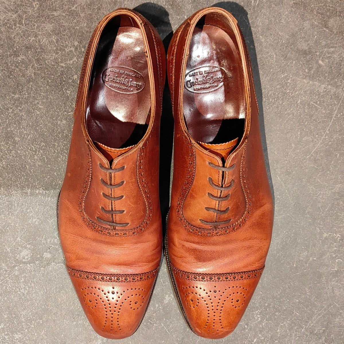 CROCKETT&JONES】クロケット＆ジョーンズ アルビオン セミブローグ