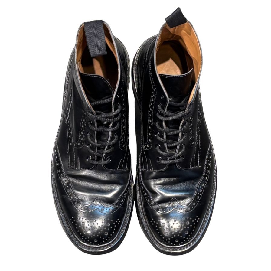 【Tricker’s】トリッカーズ S63419 ブーツ  ブラック（黒） サイズ UK9.5 ラスト