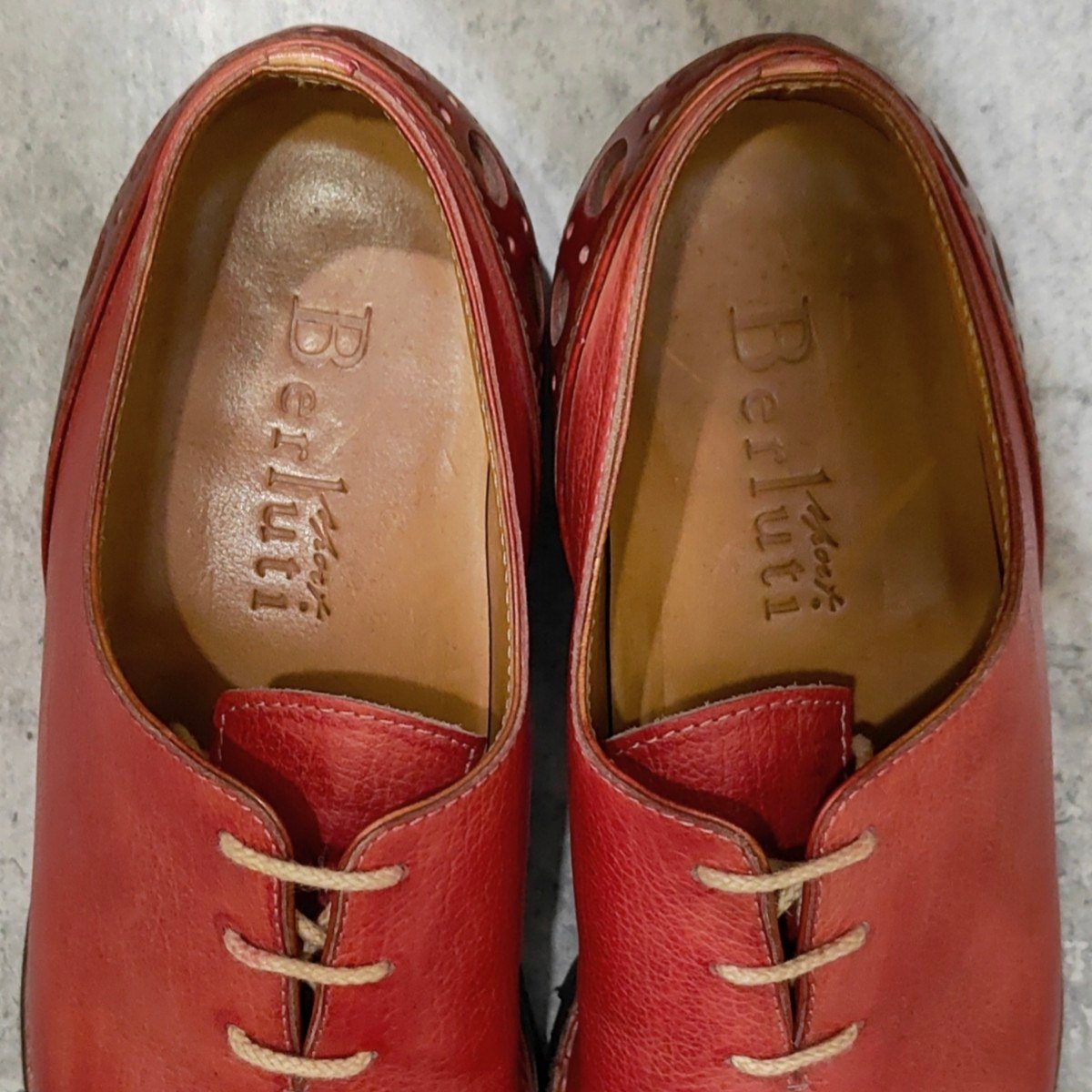 Berluti タッセル　ベルルッティ ボルドー BERLUTI】ベルルッティ ウルテマ スクエアトゥ ホールカット グレイン