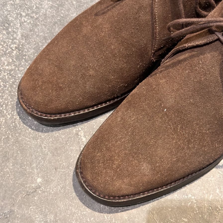 【CROCKETT&JONES】クロケットジョーンズ  ブーツ スエード ブラウン（茶系） サイズ UK7E ラスト