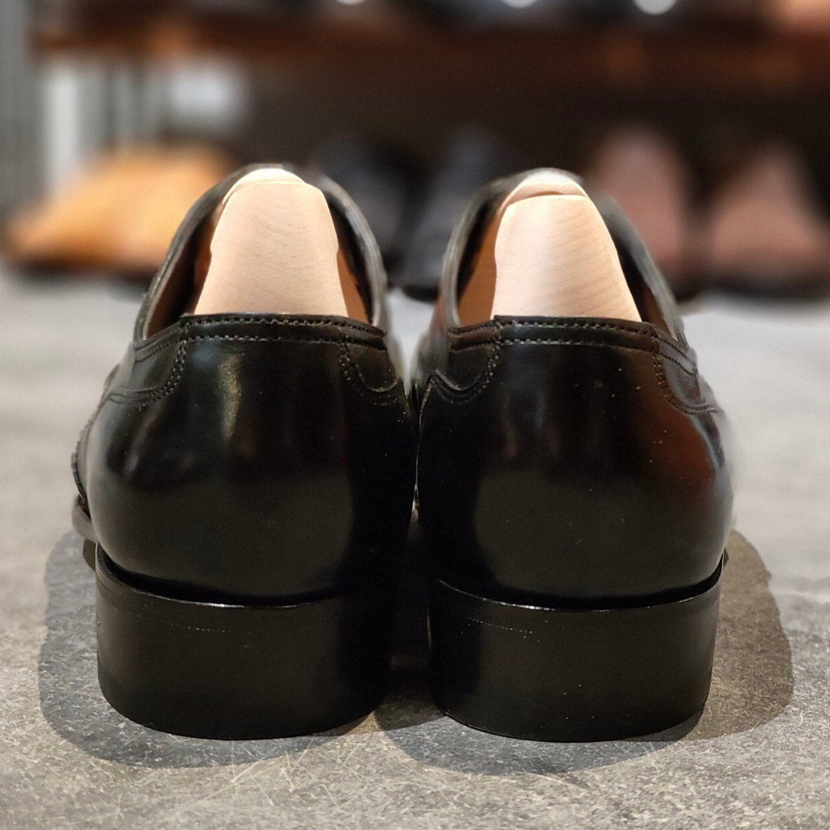 希少 新品未使用【JOHN LOBB】ジョンロブ ワーウィック 復刻モデル プレステージライン ブラインドブローグ カーフ ブラック サイズUK7E 7000ラスト