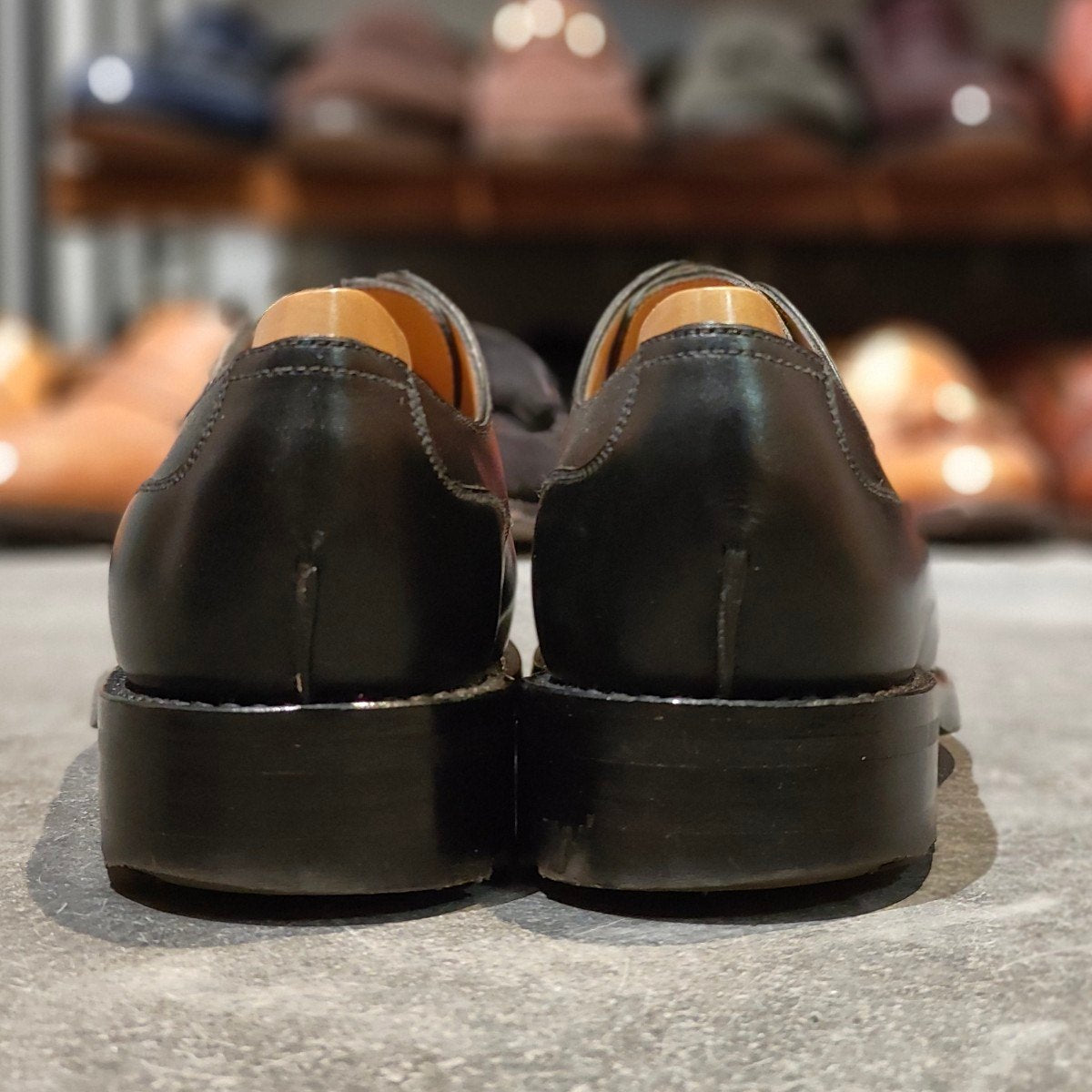 美品 【J.M.WESTON】ジェイエムウエストン 641 ゴルフ Uチップ ボックスカーフ ブラック サイズ UK5.5D 31ラスト 参考定価￥187,000-