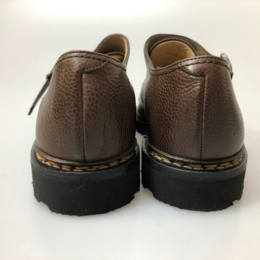 【PARABOOT】パラブーツ ダブルモンク ウィリアム  グレインレザー ブラウン ブラウン メンズ サイズUK6.5