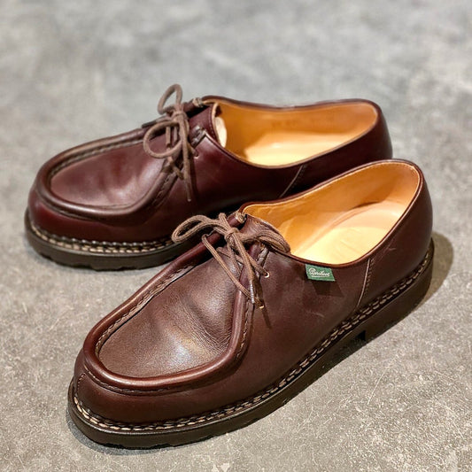 極美品【Paraboot】パラブーツ ミカエル チロリアン リスレザー カフェ サイズ41 参考定価￥94,600-
