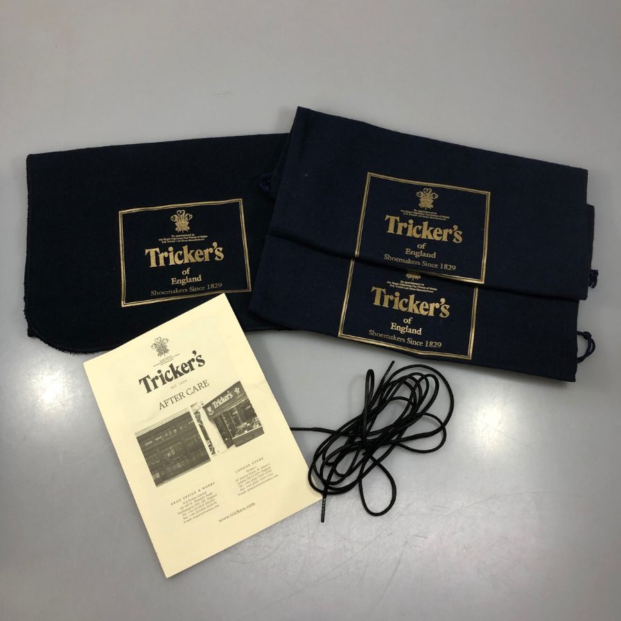 【Tricker’ｓ】トリッカーズ カントリーブーツ モールトン グレインレザー ウイングチップ 922116 M7819 ネイビー UK8