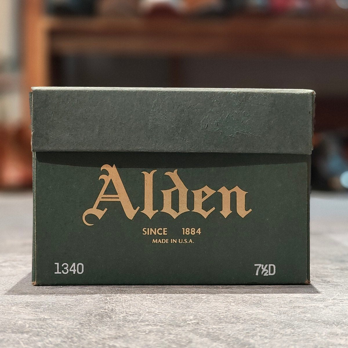 美品【ALDEN】オールデン 1340 チャッカブーツ コードバン ブラック サイズ US7.5D バリーラスト 参考定価￥225,000-