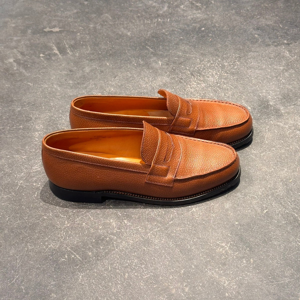 希少【J.M.WESTON】ジェイエムウエストン 180 シグニチャー ローファー チェルケス ブラウン UK5.5C 41ラスト