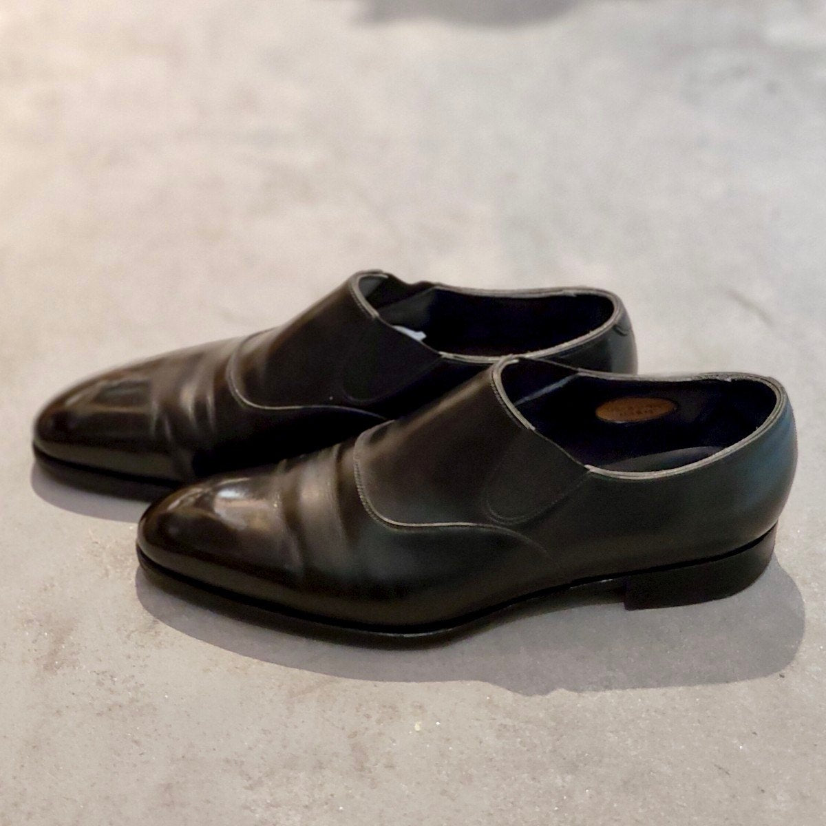 極美品【EDWARD GREEN】エドワードグリーン フィッツウィリアム サイド