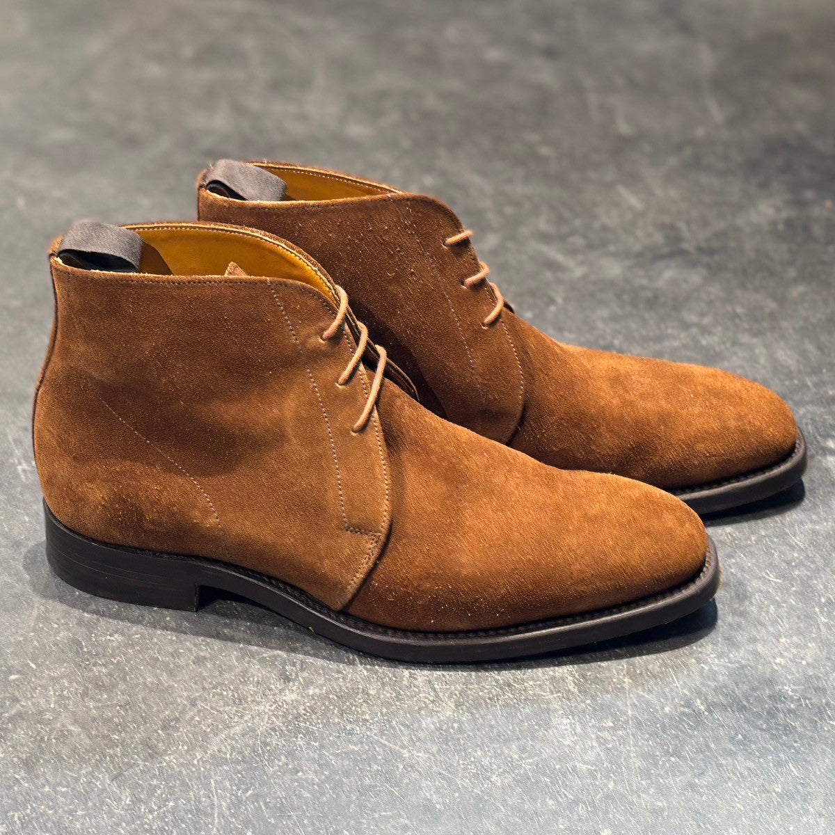 【GRENSON】グレンソン チャッカブーツ 6531 スエード ブラウン サイズUK8.5F