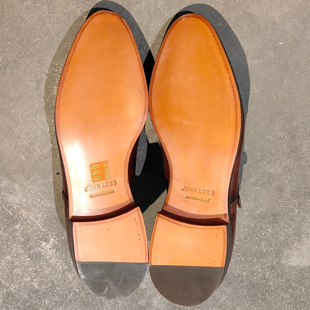 新品未使用【JOHN LOBB】ジョンロブ ウィリアム ダブルモンク ミュージアムカーフ ブラウン サイズUK9.5E 9795ラスト 参考定価￥251,900-
