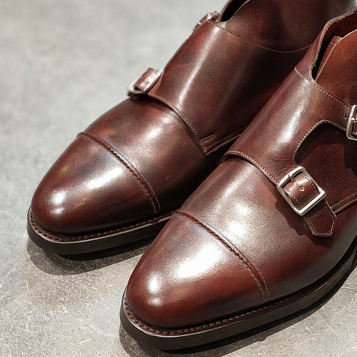 試着程度【JOHN LOBB】ジョンロブ ウィリアム2 ブーツ ミスティカーフ ダークブラウン サイズUK6.5E 9795Rラスト