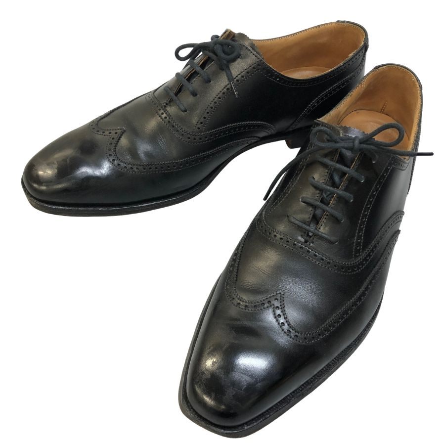 【CROCKETT&JONES】クロケット&ジョーンズ  ビジネスシューズ カーフ ブラック（黒） サイズ 8E ラスト