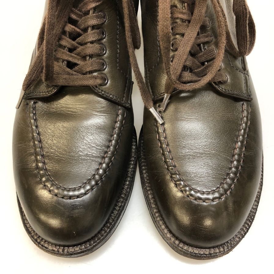 【オールデン バーニーズ ニューヨーク】ALDEN BARNEYS NEWYORK N4903H ブーツ レザー カーキ サイズ 7 ラスト