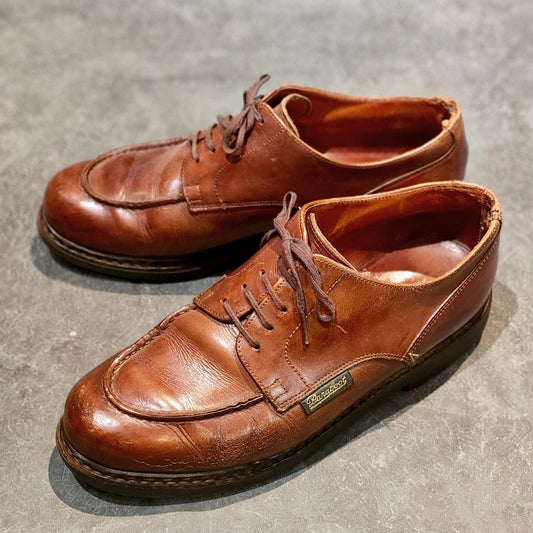 希少【Paraboot】パラブーツ シャンボード デカタグ Uチップ リスレザー マロン サイズ UK8.5 参考定価￥99,000-