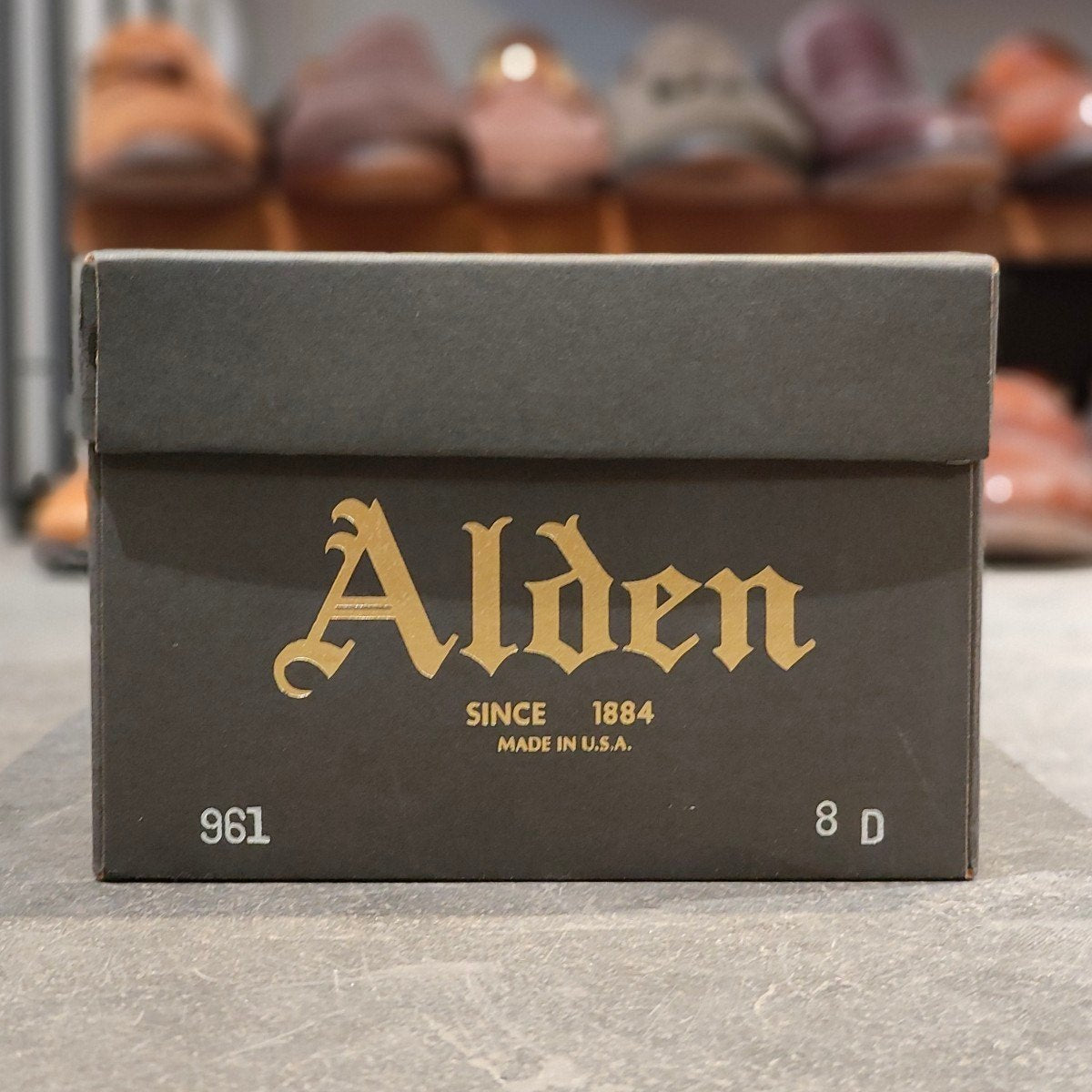 新品未使用【ALDEN】オールデン 961 NST Uチップ カーフ ブラック サイズUS8D アバディーンラスト