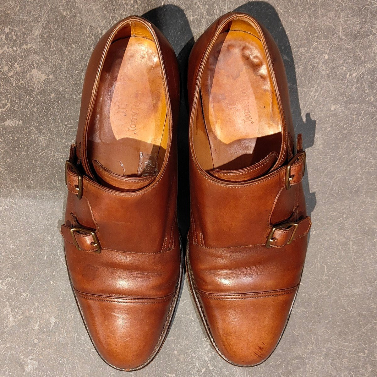 JOHN LOBB】ジョンロブ ウィリアム ダブルモンク 旧ロゴ カーフ