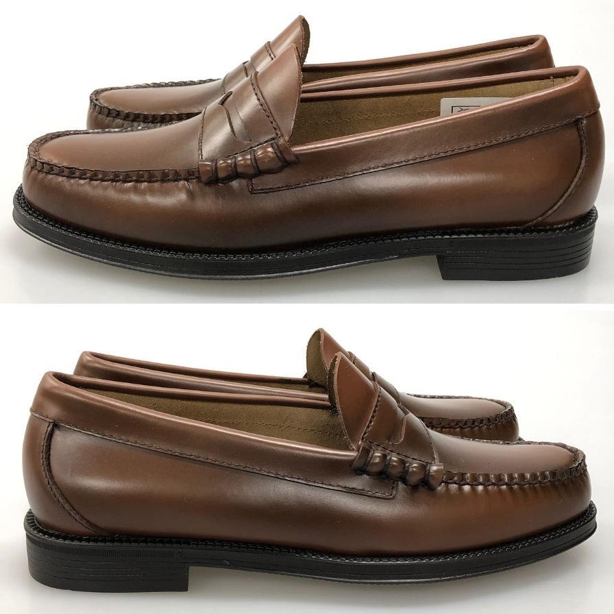 新品未使用 【G.H.Bass&Co. 】 ジーエイチバス 11711D ラーソン ローファー ハイシャインレザー ブラウン サイズ US7 定価￥31,900-