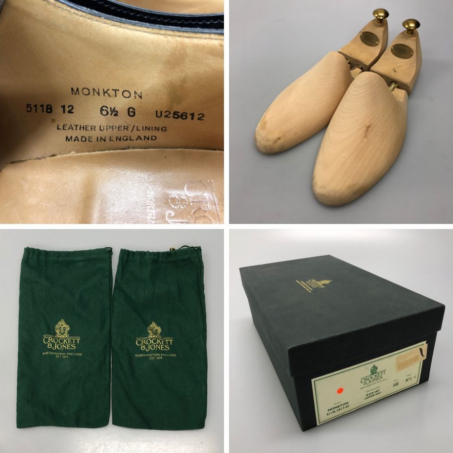 【CROCKETT&JONES】クロケット&ジョーンズ  ビジネスシューズ  ブラック（黒） サイズ 6.5 ラスト