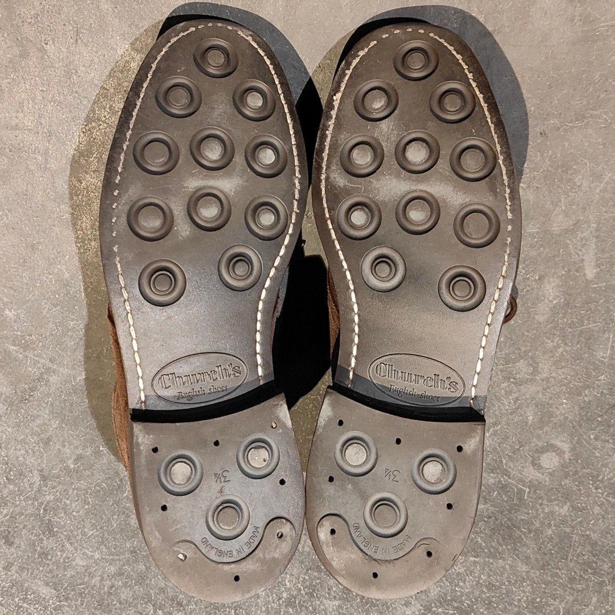 美品【Church's】チャーチ ライダー3 チャッカブーツ スエード 4都市 ブラウン サイズUK5F 81ラスト参考定価￥165,000-