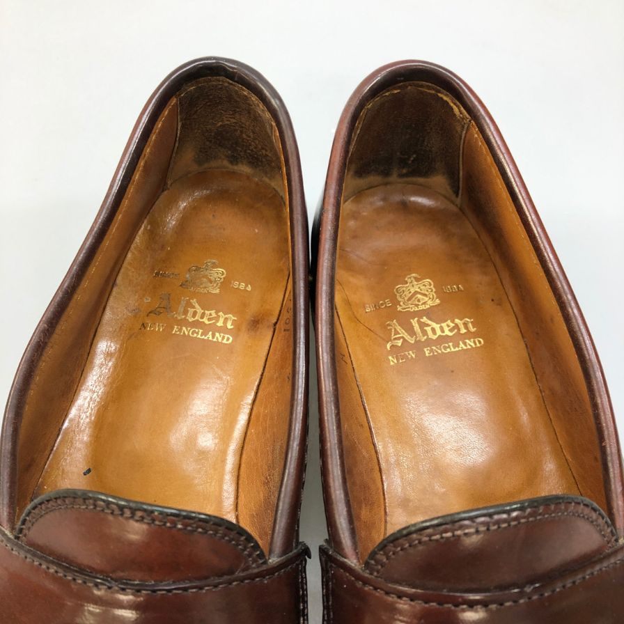 【ALDEN】オールデン  ローファー バーガンディ ブラウン（茶系） サイズ 6.5 ラスト