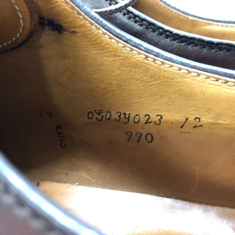 【ALDEN】オールデン 990 ビジネスシューズ コードバン ブラウン（茶系） サイズ US10 ラスト