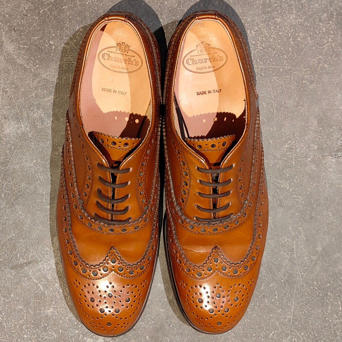 使用数回【Church's】チャーチ バーウッド ポリッシュドバインダー