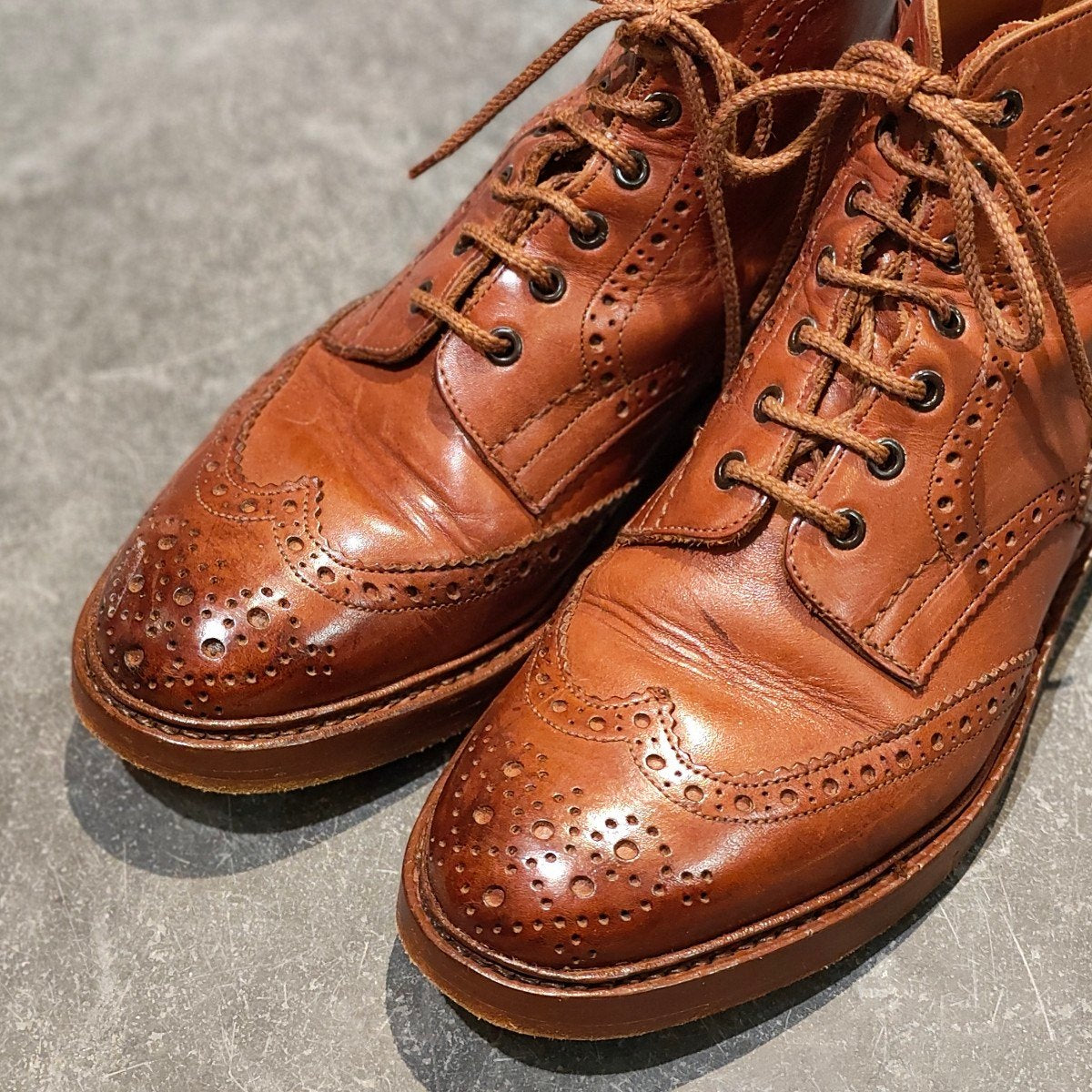 Tricker's】トリッカーズ SHIPS別注 2508 ウィングチップ カントリー