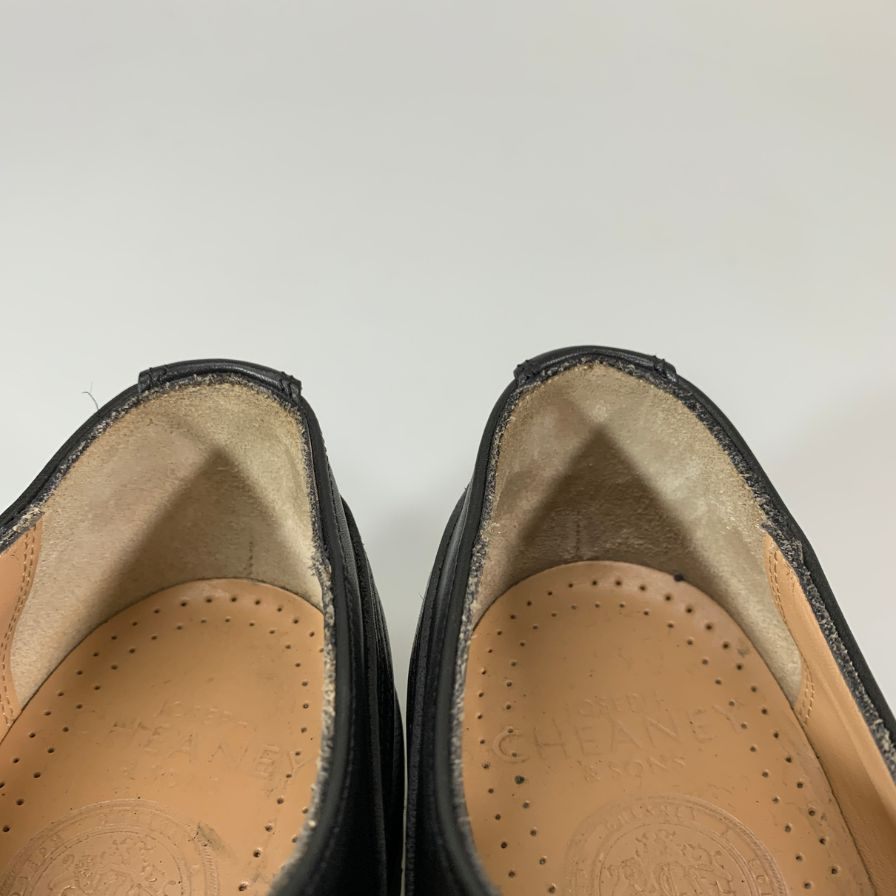 【Joseph Cheaney】ジョセフチーニー ケンゴンH クロムエクセル ストレートチップ ブラック サイズUK7.5 メンズ