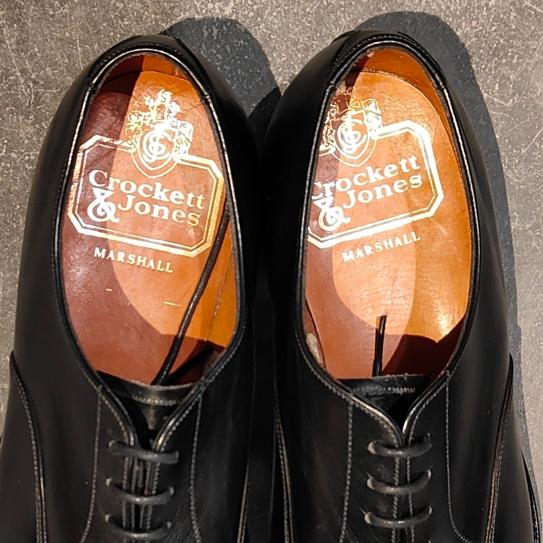 ☆送料無料☆英国製☆旧ロゴ クロケットジョーンズ☆Hoy UK6/G 希少 試着程度【CROCKETT&JONES】クロケット&ジョーンズ 旧ロゴ