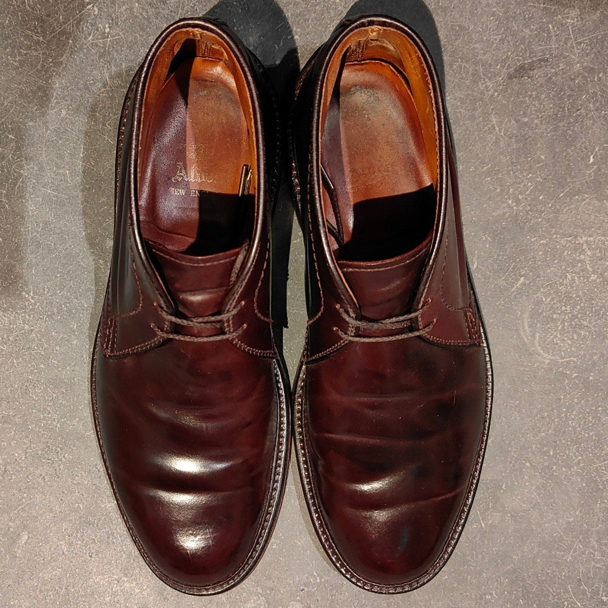 【ALDEN】オールデン 1340 チャッカブーツ コードバン ダークバーガンディ サイズ US6D バリーラスト 参考定価￥225,500-