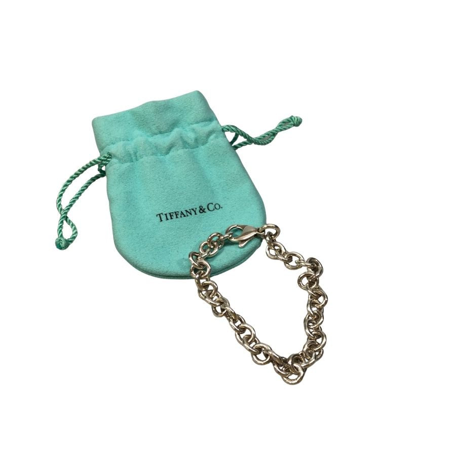 【Tiffany&Co.】ティファニー ブレスレット  ドーナツリンク チェーン シルバー SV925 メンズ