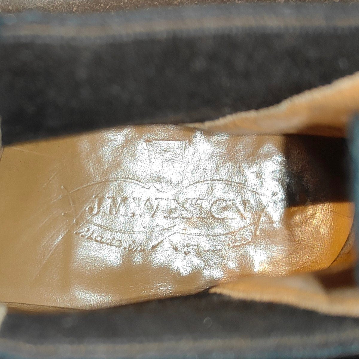 極美品【J.M.WESTON】ジェイエムウエストン 705 チェルシーブーツ カーフ ブラック サイズUK8D 39ラスト 参考定価￥209,000-