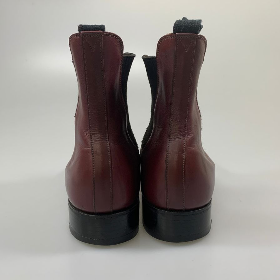 【J.M.WESTON】ジェイエムウエストン レザーシューズ サイドゴアブーツ チェルシーブーツ 705 バーガンディ サイズUK6.5