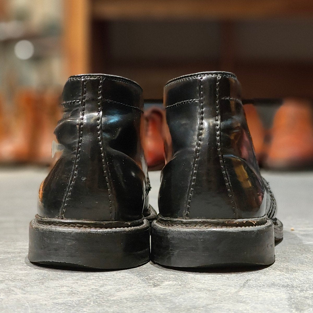 美品【ALDEN】オールデン 1340 チャッカブーツ コードバン ブラック サイズ US7.5D バリーラスト 参考定価￥225,000-