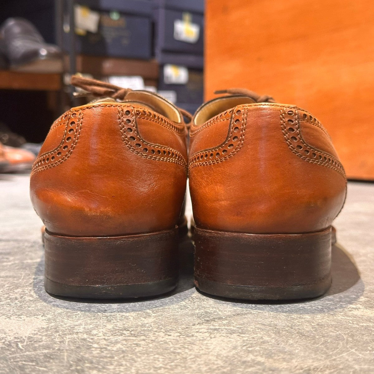 TANINO CRISCI】タニノクリスチー キャップトゥダービー カーフ
