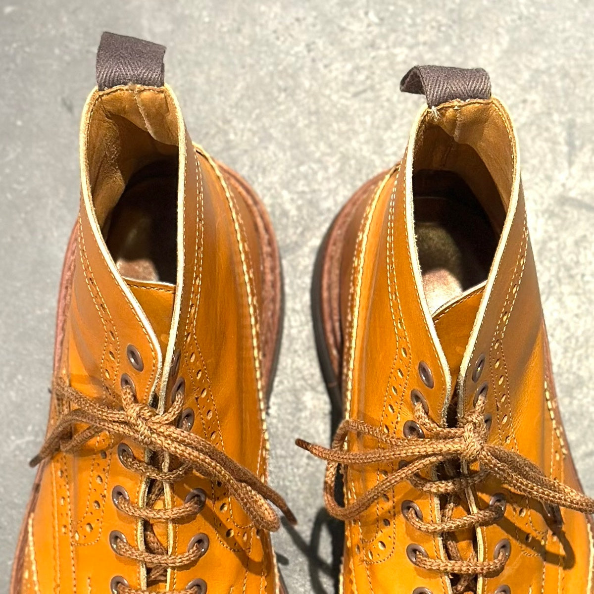 極美品【Tricker’s】トリッカーズ ストウ 5634 エイコンアンティーク サイズ UK7.5 4497Sラスト