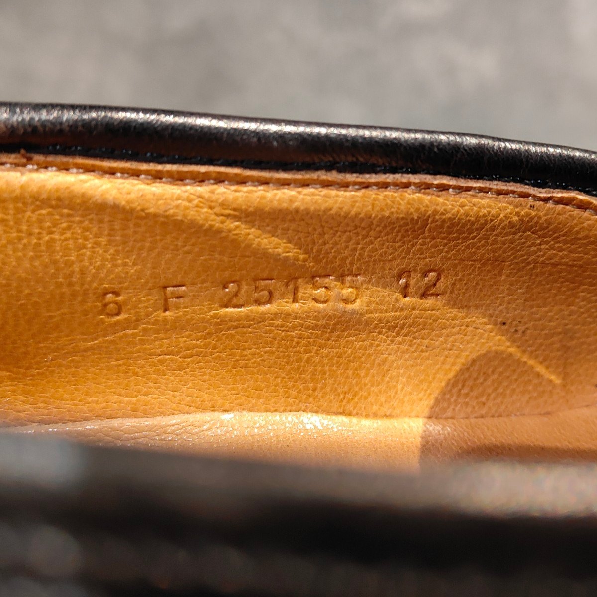 【PARABOOT】パラブーツ ランス コインローファー リスレザー ブラック サイズUK6 参考定価￥96,800-