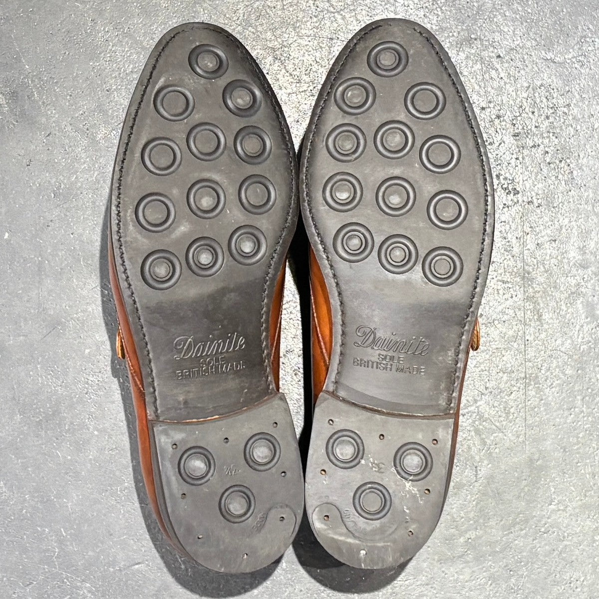 【Lloyd Footwear】ロイドフットウェア 2822ER04 シングルモンク ダイナイトソール  カーフ ブラウン サイズ UK8.5E