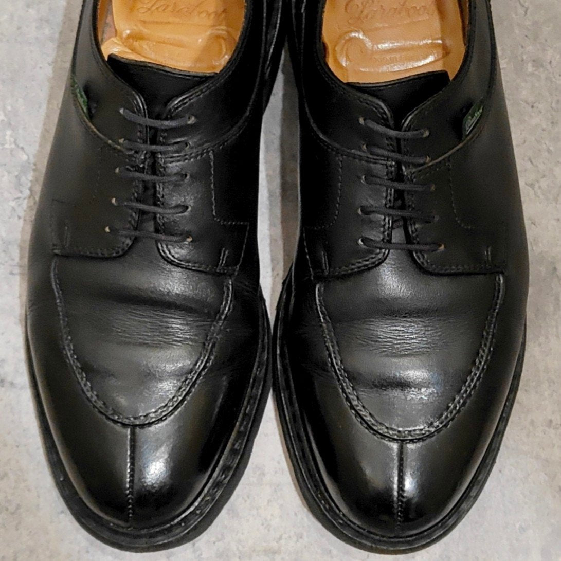 【パラブーツ】Paraboot アヴィニョン Uチップ カーフ ブラック サイズUK6.5