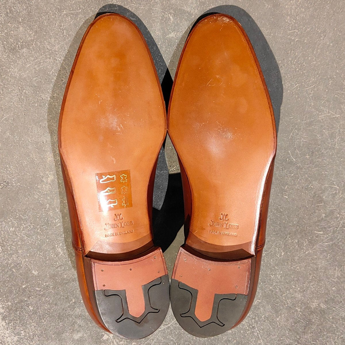 希少 新品未使用【JOHN LOBB】ジョンロブ プレステージライン マーストン Vフロント2アイレット ブラウン サイズ UK7D 7000ラスト