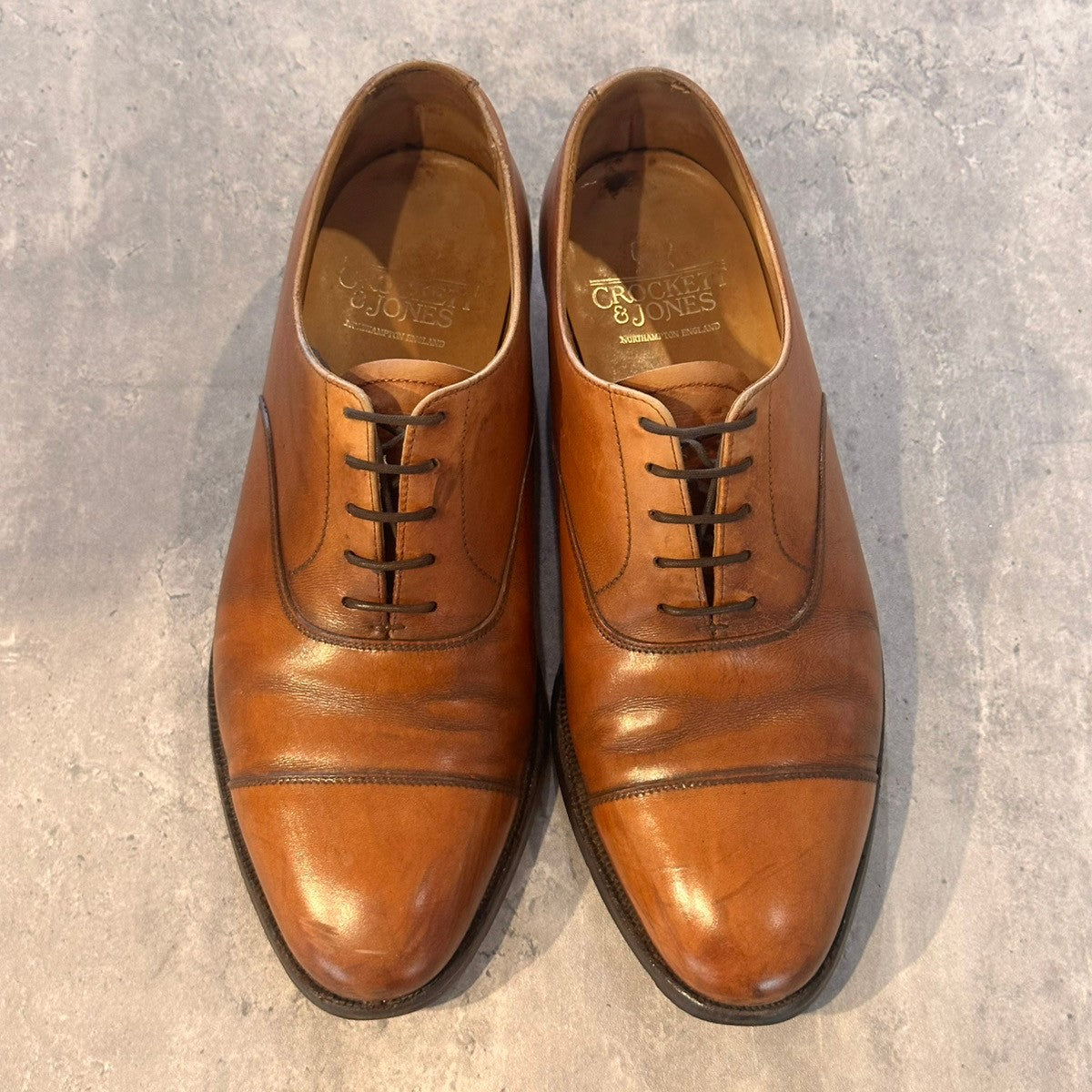 CROCKETT&JONES】クロケット&ジョーンズ ストレートチップ コノート