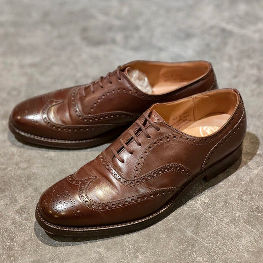 【Church's】チャーチ チェットウインド 4都市 ウイングチップ カーフ ブラウン サイズ UK85F 100ラスト 参考定価定価￥181,500-